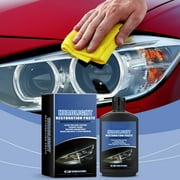 Under 10, Car Lamp Care Removal Brightening Cleaning Yellowing Polishing Refurbishment Paste Vehicle Lamp Polishing, Car Light Repair, Auto Headlight Restoration Kit Clearance \u0026 Promo